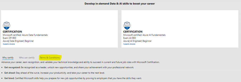 Azure free exam voucher AI-900 & DP-900 (2020) - Sns-Brigh10