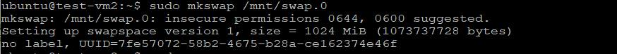 sudo mkswap /mnt/swap.0