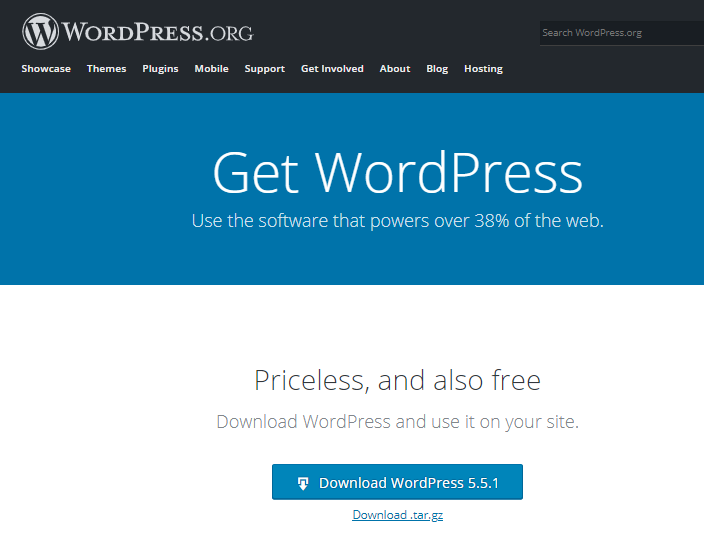 How to install wordpress source files