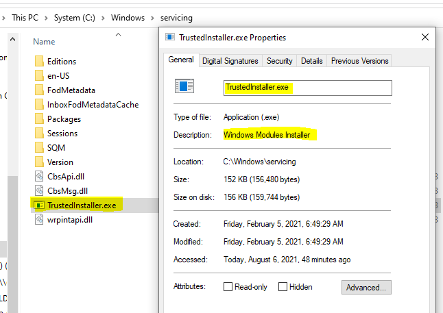What is Trustedinstaller.Exe